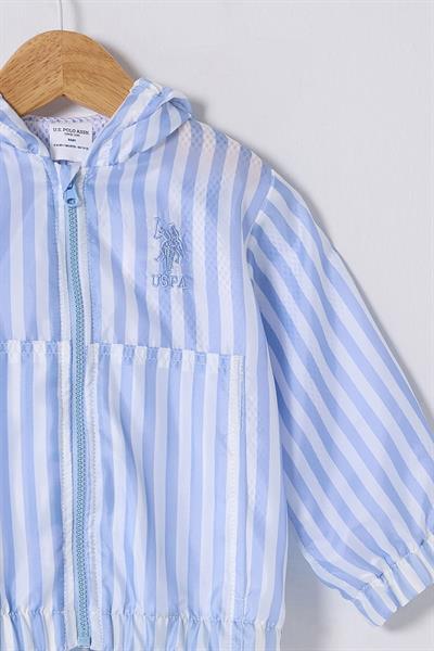 U.S. Polo Assn. Erkek Bebek Yağmurluk Mavi