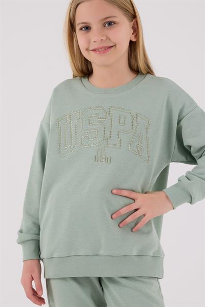 U.S. Polo Assn. Kız Çocuk Eşofman Takımı Yeşil