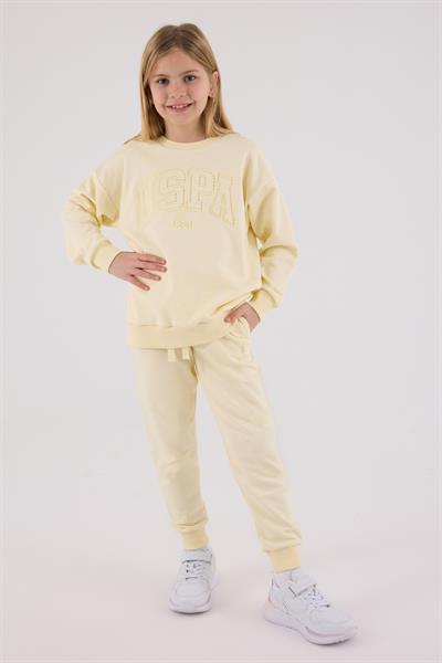 U.S. Polo Assn. Kız Çocuk Eşofman Takımı Limon