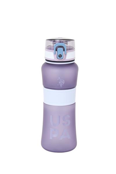 U.S. Polo Assn. 650 ml Matara Suluk Su Şişesi Mor