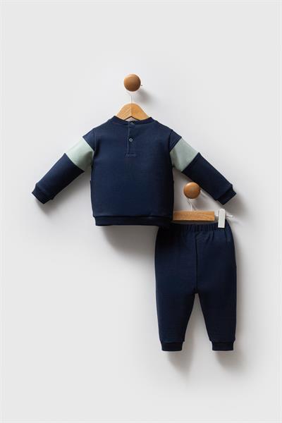 U.S. Polo Assn. Erkek Bebek 2li Takım Lacivert-Yeşil