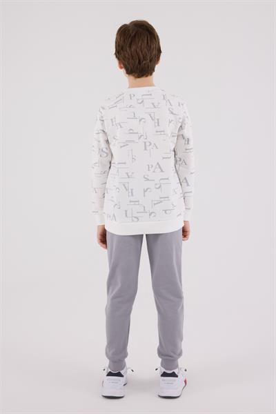 U.S. Polo Assn. Erkek Çocuk Eşofman Takımı Beyaz