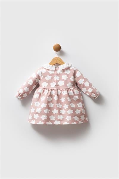 U.S. Polo Assn. Kız Bebek Pike Elbise Pudra