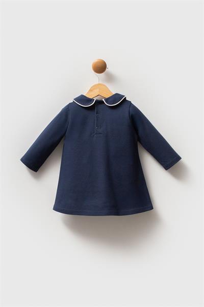 U.S. Polo Assn. Kız Bebek Pike Elbise Lacivert