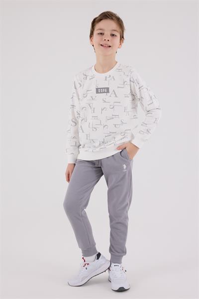U.S. Polo Assn. Erkek Çocuk Eşofman Takımı Beyaz