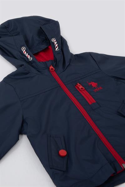 U.S. Polo Assn. Erkek Bebek Yağmurluk Lacivert