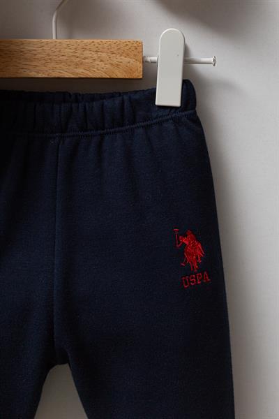 U.S. Polo Assn. Erkek Bebek 2li Takım Beyaz-Kırmızı