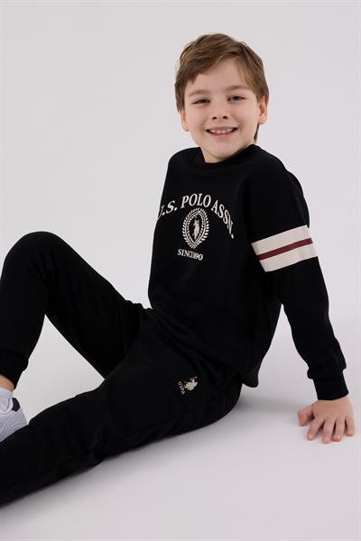 U.S. Polo Assn. Erkek Çocuk Eşofman Takımı Siyah