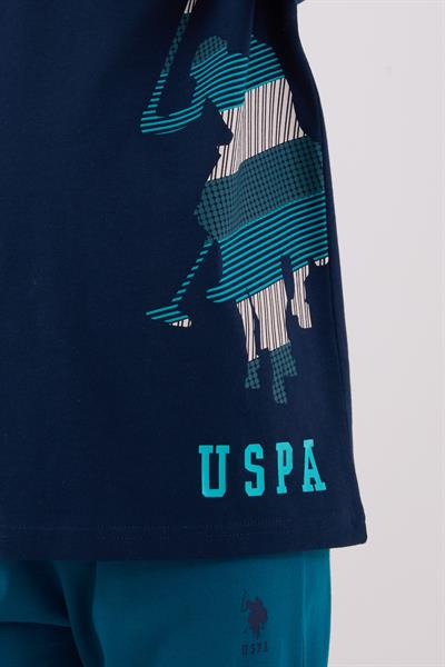 U.S. Polo Assn. Erkek Çocuk Uzun Kol Pijama Takım Lacivert
