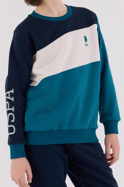 U.S. Polo Assn. Erkek Çocuk Eşofman Takımı Koyu Ördek Yeşili 4-8 Yaş