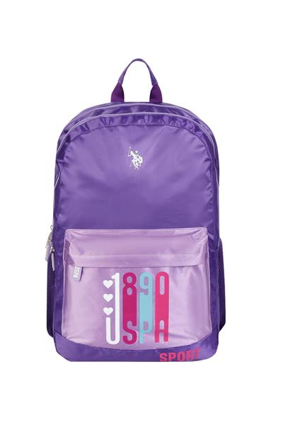 U.S. Polo Assn. Plcan24028 Sırt Çantası - Okul Çantası Mor