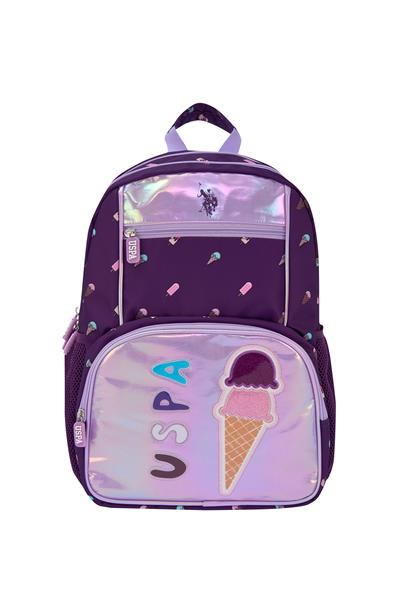 U.S. Polo Assn. Plcan25026 Sırt Çantası - Okul Çantası Mor