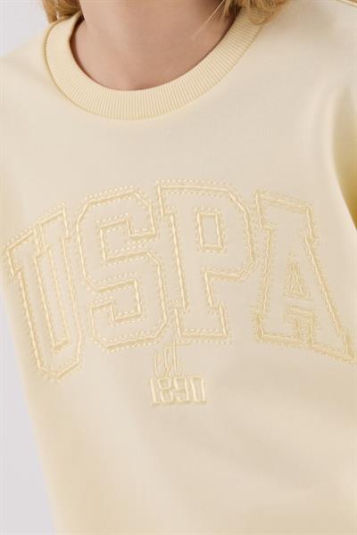 U.S. Polo Assn. Kız Çocuk Eşofman Takımı Limon