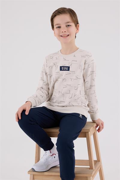 U.S. Polo Assn. Erkek Çocuk Eşofman Takımı Taş