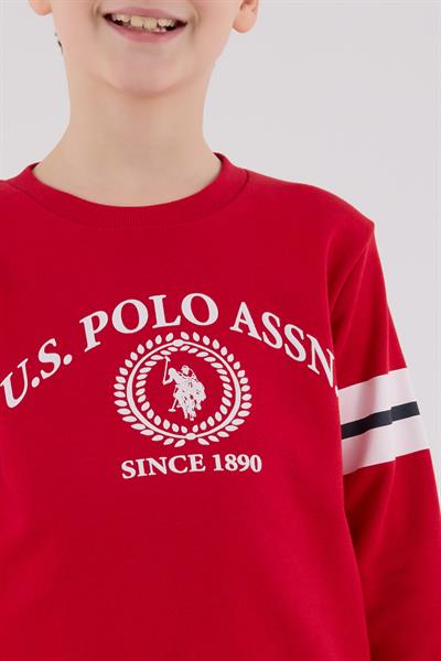 U.S. Polo Assn. Erkek Çocuk Eşofman Takımı Kırmızı