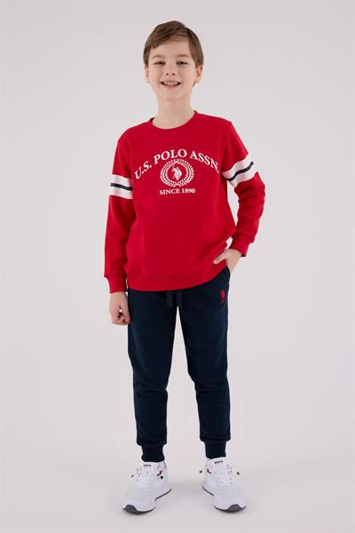 U.S. Polo Assn. Erkek Çocuk Eşofman Takımı Kırmızı