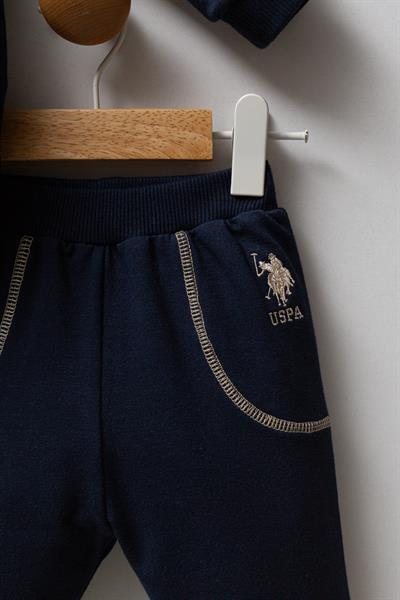 U.S. Polo Assn. Erkek Bebek 2Li Takım Lacivert