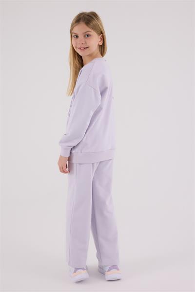U.S. Polo Assn. Kız Çocuk Eşofman Takımı Lila