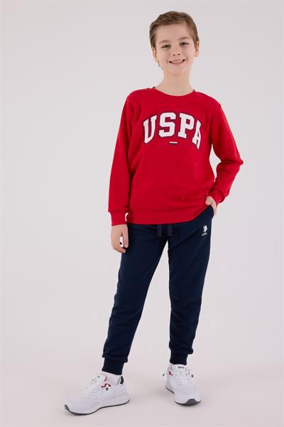 U.S. Polo Assn. Erkek Çocuk Eşofman Takımı Kırmızı