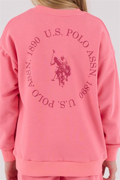 U.S. Polo Assn. Kız Çocuk Eşofman Takımı Neon Pembe