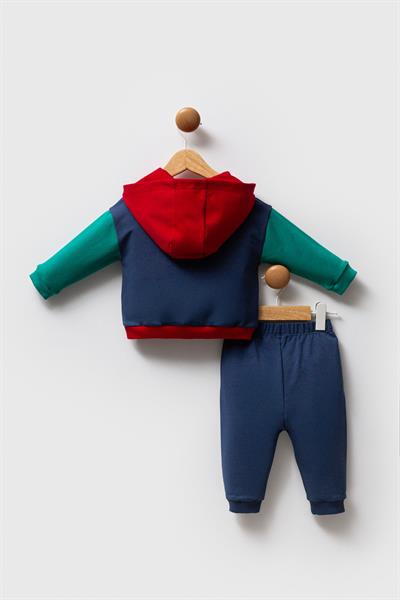 U.S. Polo Assn. Erkek Bebek 2li Takım K.İndigo - Yeşil