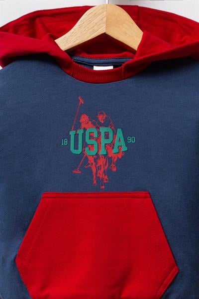 U.S. Polo Assn. Erkek Bebek 2li Takım K.İndigo - Yeşil