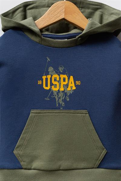 U.S. Polo Assn. Erkek Bebek 2li Takım K.İndigo - Hardal