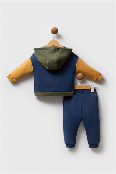 U.S. Polo Assn. Erkek Bebek 2li Takım K.İndigo - Hardal
