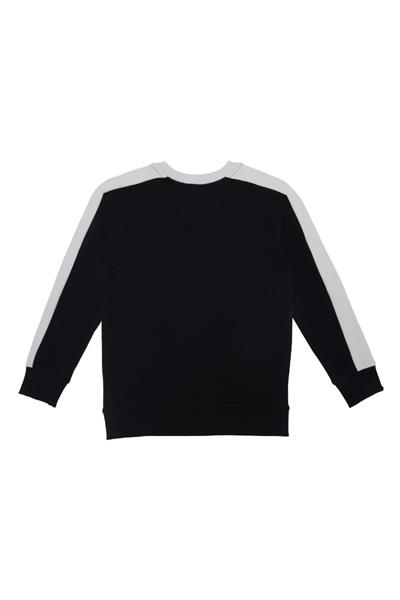 United Colors of Benetton BNT-B21606 Erkek Çocuk  Sweatshirt Siyah