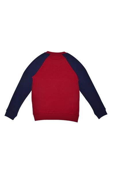 United Colors of Benetton BNT-B21607 Erkek Çocuk  Sweatshirt Kırmızı
