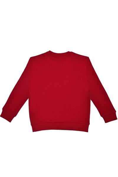 United Colors of Benetton BNT-B21877 Erkek Çocuk  Sweatshirt Kırmızı