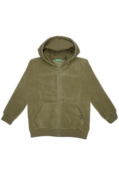 United Colors of Benetton BNT-B21878 Erkek Çocuk   Sweatshirt Polar Haki