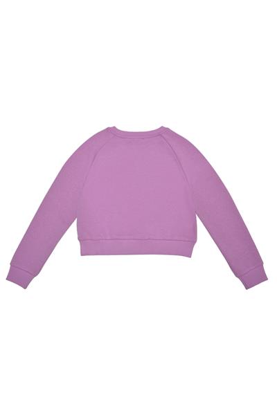 United Colors of Benetton BNT-G21543 Kız Çocuk  Sweatshirt Leylak Rengi