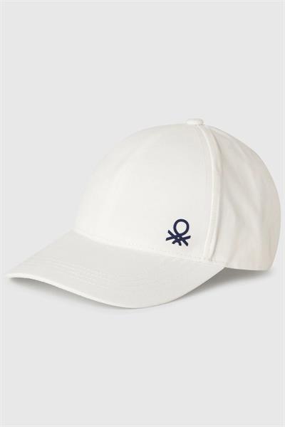 United Colors of Benetton Çocuk Cap Şapka Beyaz 6YCTCA01