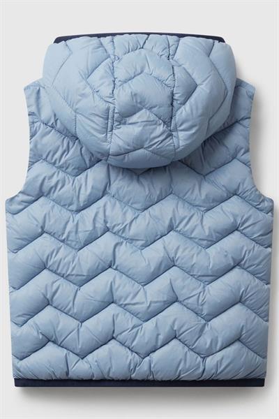 United Colors of Benetton Erkek Bebek 2TWDGJ00G-25K Yelek Açık Mavi
