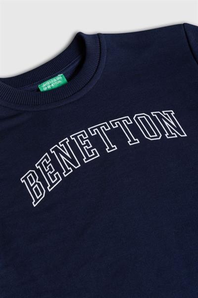 United Colors of Benetton Erkek Çocuk BNT-B23342 Sweatshirt Lacivert