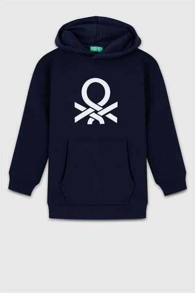 United Colors of Benetton Erkek Çocuk BNT-B23341 Sweatshirt Lacivert