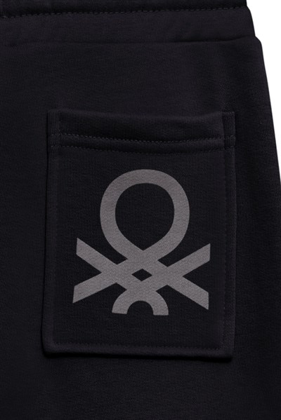 United Colors of Benetton Erkek Çocuk BNT- B26324 Jogger Eşofman Altı Siyah