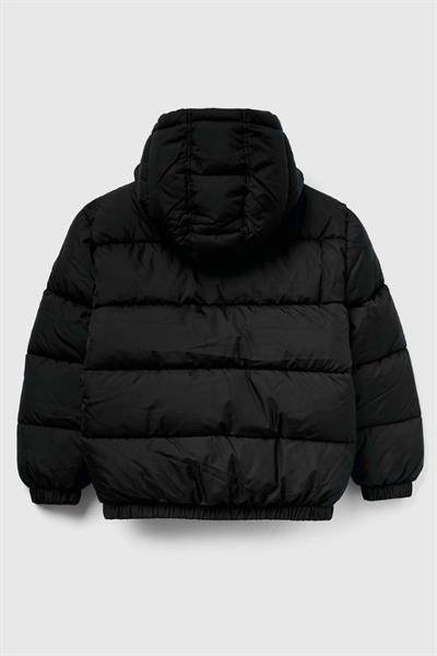 United Colors of Benetton Erkek Çocuk 2WU0CN06N-25K Mont Siyah