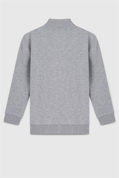 United Colors of Benetton Erkek Çocuk BNT-B23351Sweatshirt Gri Melanj