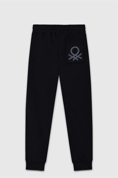 United Colors of Benetton Erkek Çocuk BNT-B23336 Jogger Eşofman Altı Siyah