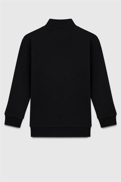 United Colors of Benetton Erkek Çocuk BNT-B23351 Sweatshirt Siyah