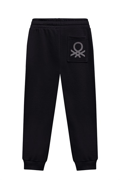 United Colors of Benetton Erkek Çocuk BNT- B26324 Jogger Eşofman Altı Siyah