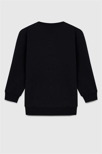 United Colors of Benetton Erkek Çocuk BNT-B23342 Sweatshirt Siyah