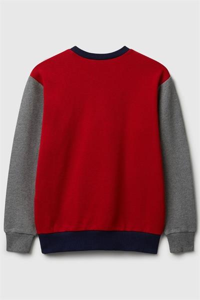 United Colors of Benetton Erkek Çocuk 3J68C10PZ-25K Sweatshirt Kırmızı
