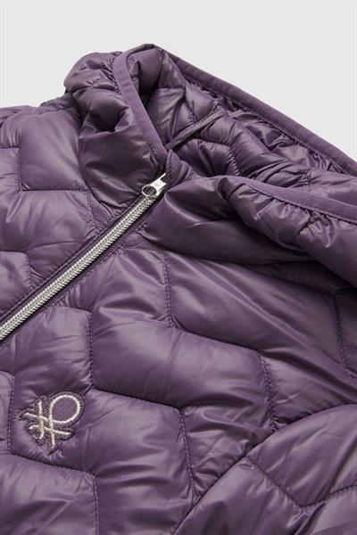 United Colors of Benetton Kız Çocuk 21INCN04U-25K Mevsimlik  Mont Mor
