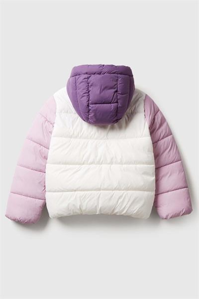 United Colors of Benetton Kız Çocuk 2LETCN04Y-25K  Mont Ekru