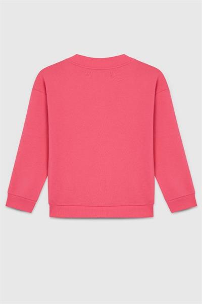 United Colors of Benetton Kız Çocuk BNT-G23334 Sweatshirt Pembe