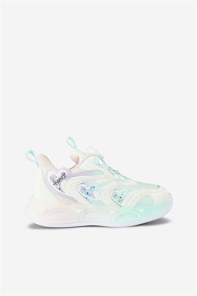 Vicco Benetti Işıklı Kız Bebek Beyaz Sneaker 24-28 Numara