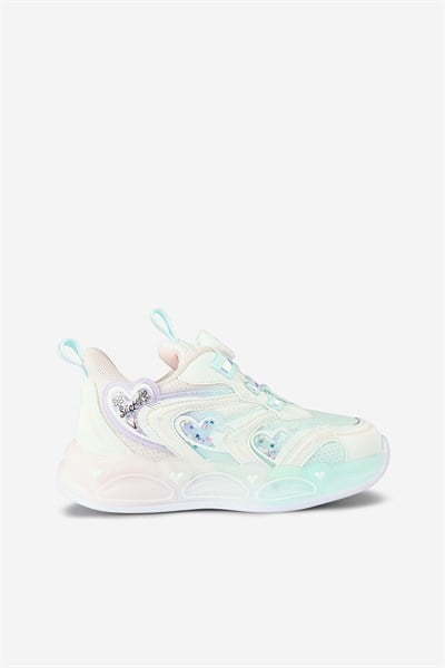 Vicco Benetti Işıklı Kız Bebek Beyaz Sneaker 29-33 Numara